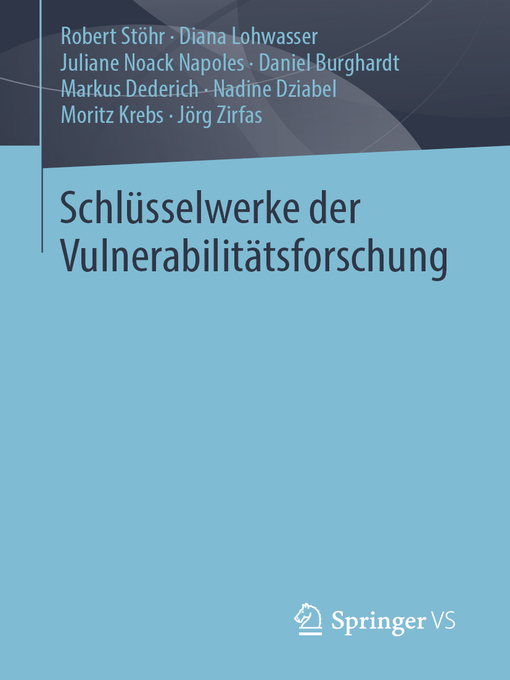 Upplýsingar um Schlüsselwerke der Vulnerabilitätsforschung eftir Robert Stöhr - Biðlisti